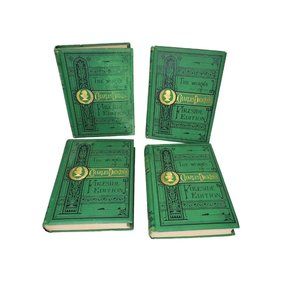 VTG The Works Of Charles Dickens Fireside Edition David Copperfield Books 1-4